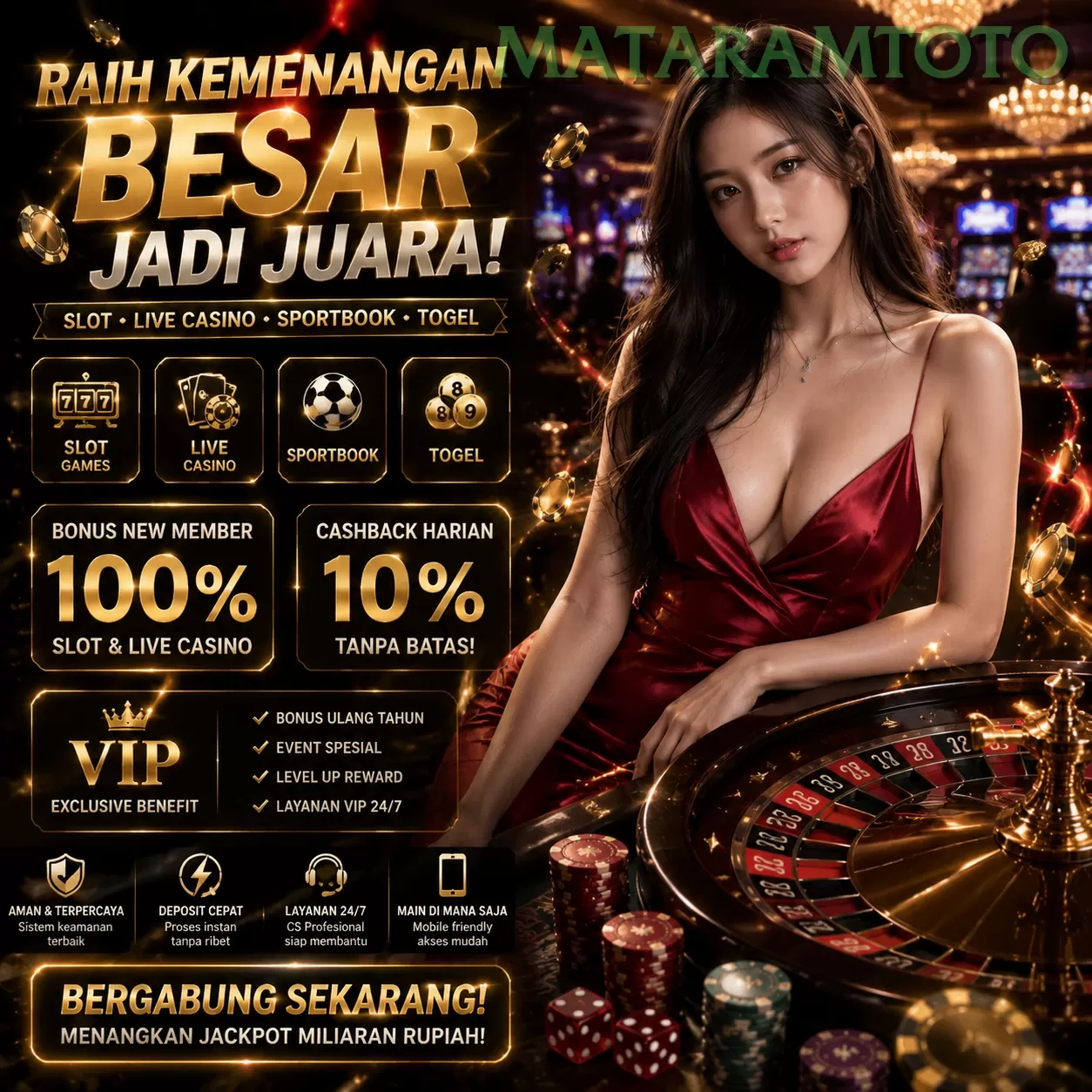 Main mataramtotoq Menang Jackpot Besar